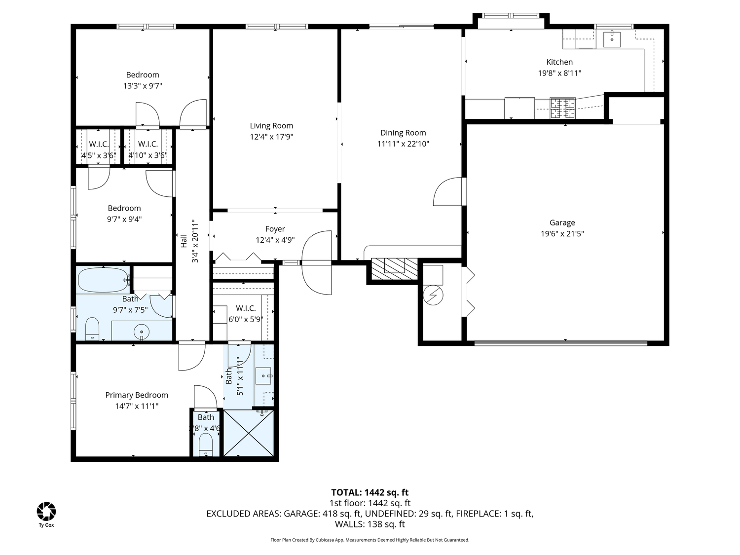 Technical blueprint showing multiple floor levels and room configurations of a residential building.