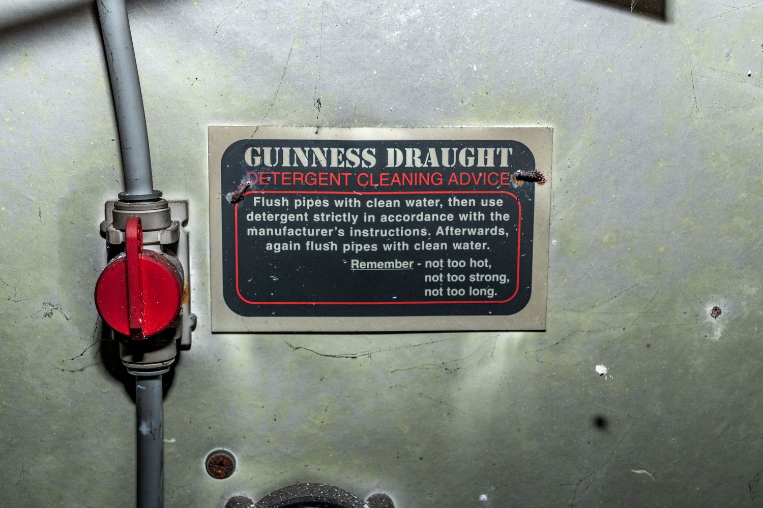 beer plaque found in cellar of abandoned derelict nightclub bowling alley. spin bolwling cardiff. derelict cardiff abandoned wales urbex