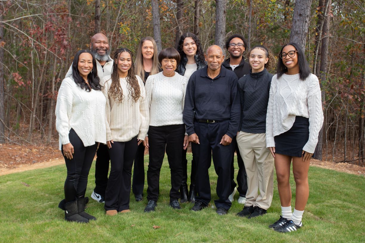 Professional family portraits in Columbia SC at outdoor location