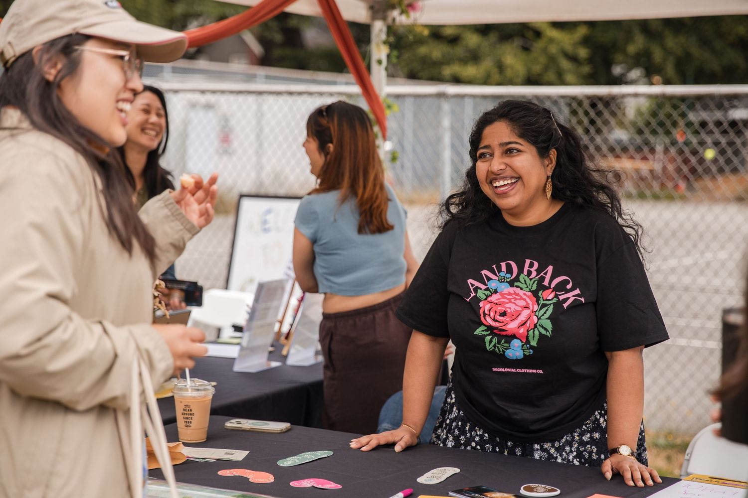 vancouver-event-photography-two-women-speaking