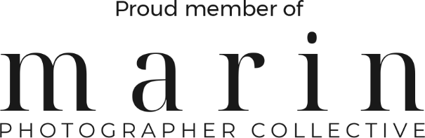 Black text logo for Marin Photographer Collective in serif font.