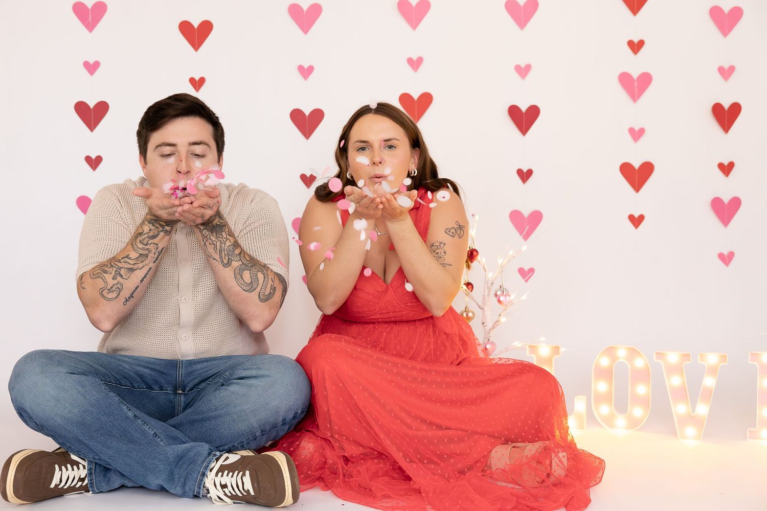 romantic valentines mini session