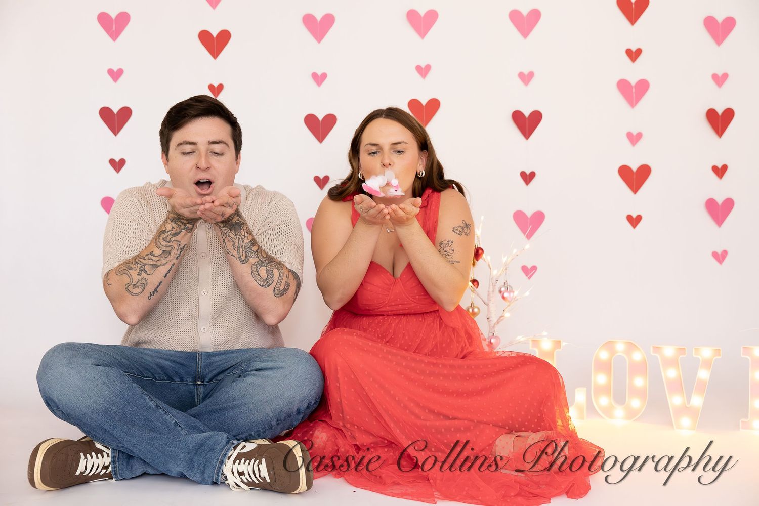 romantic valentines mini session