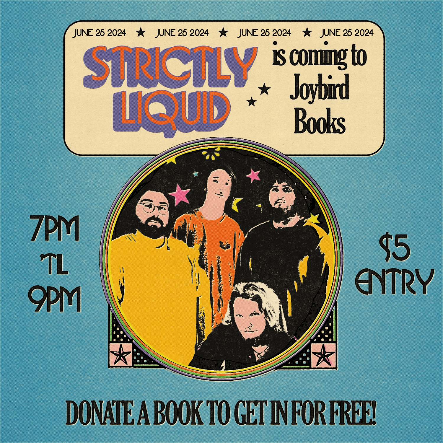 Jam Band Tour Poster Design