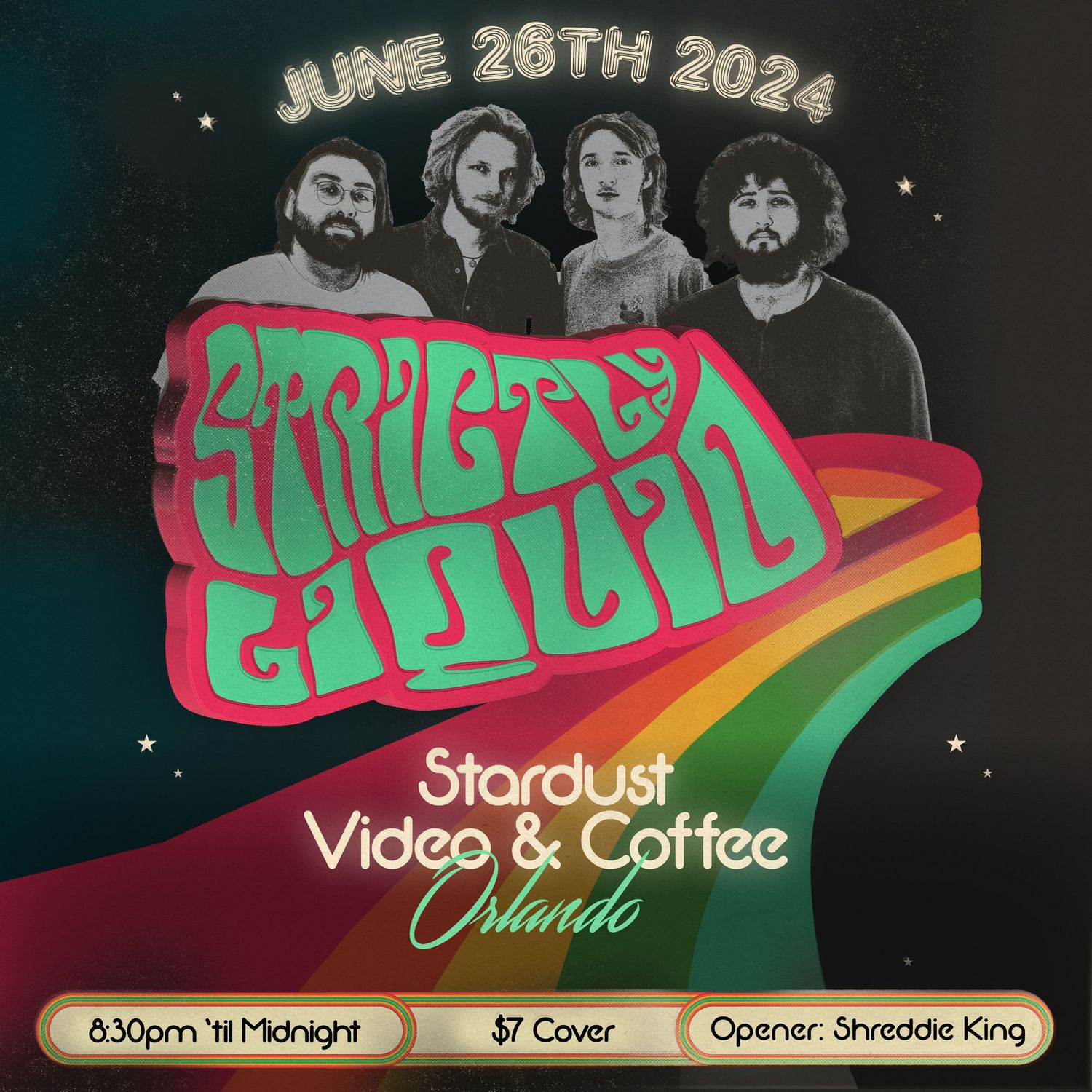 Jam Band Tour Poster Design