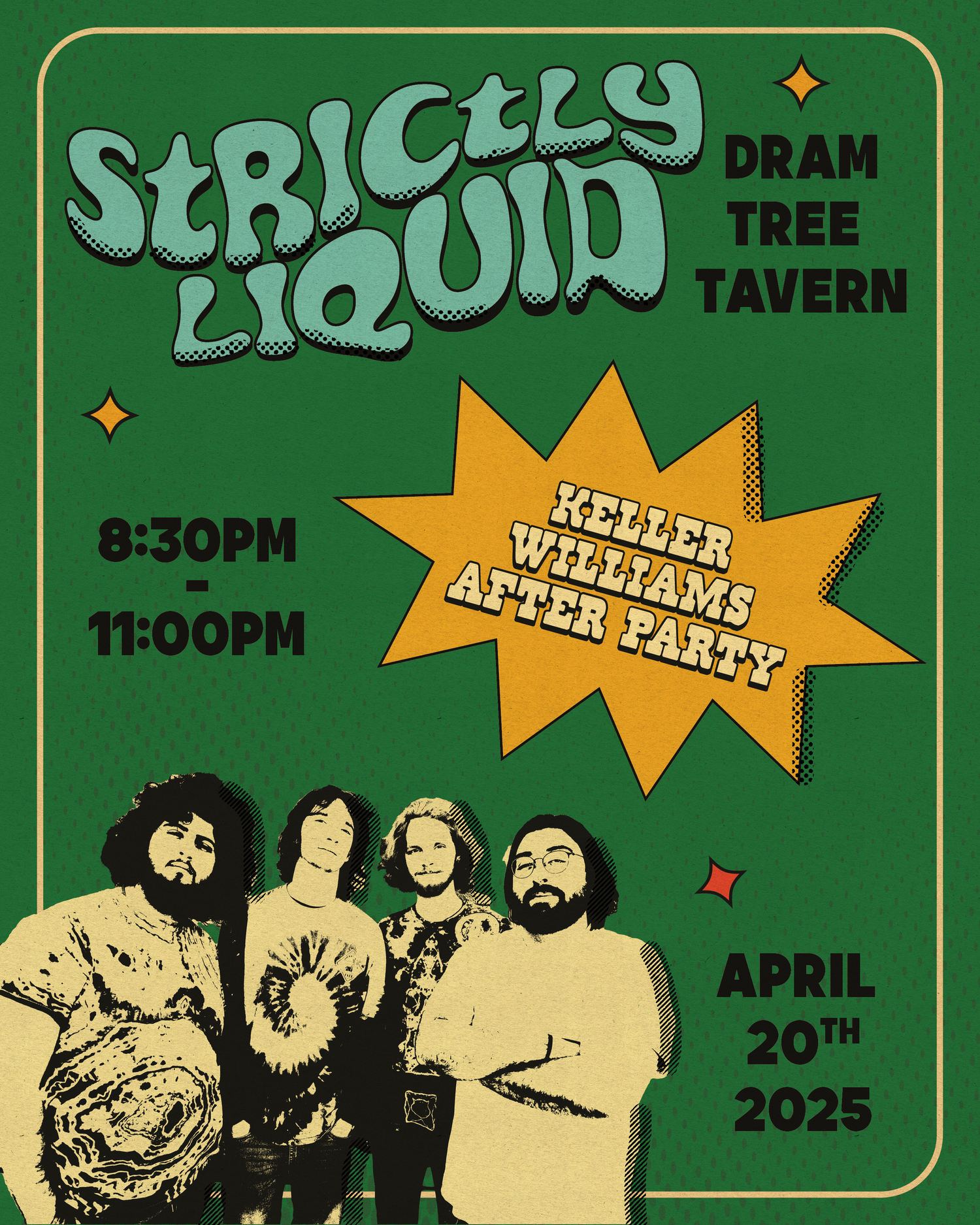 Jam Band Tour Poster Design