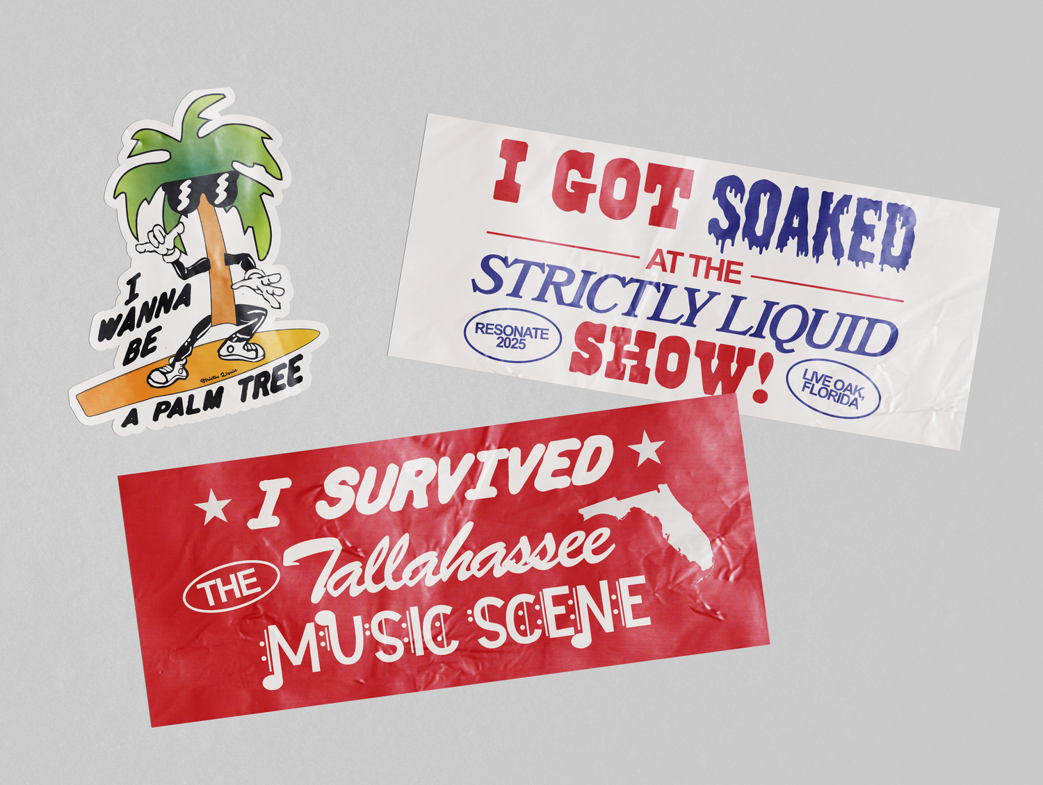Jam Band Sticker Merch Design
