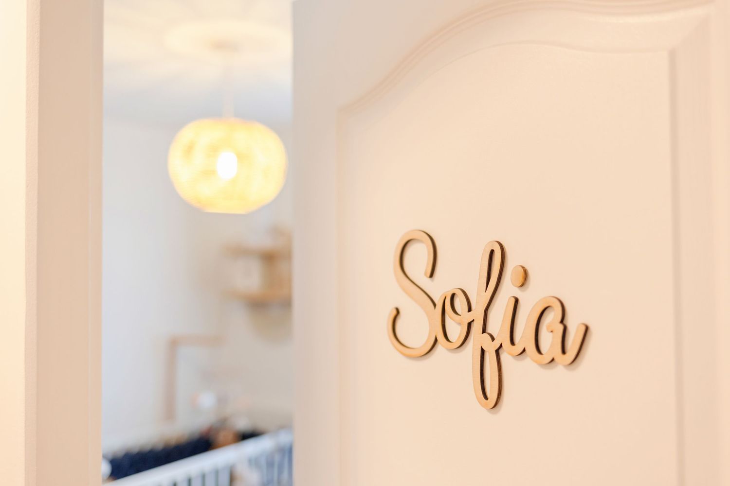 Decorative wooden name 