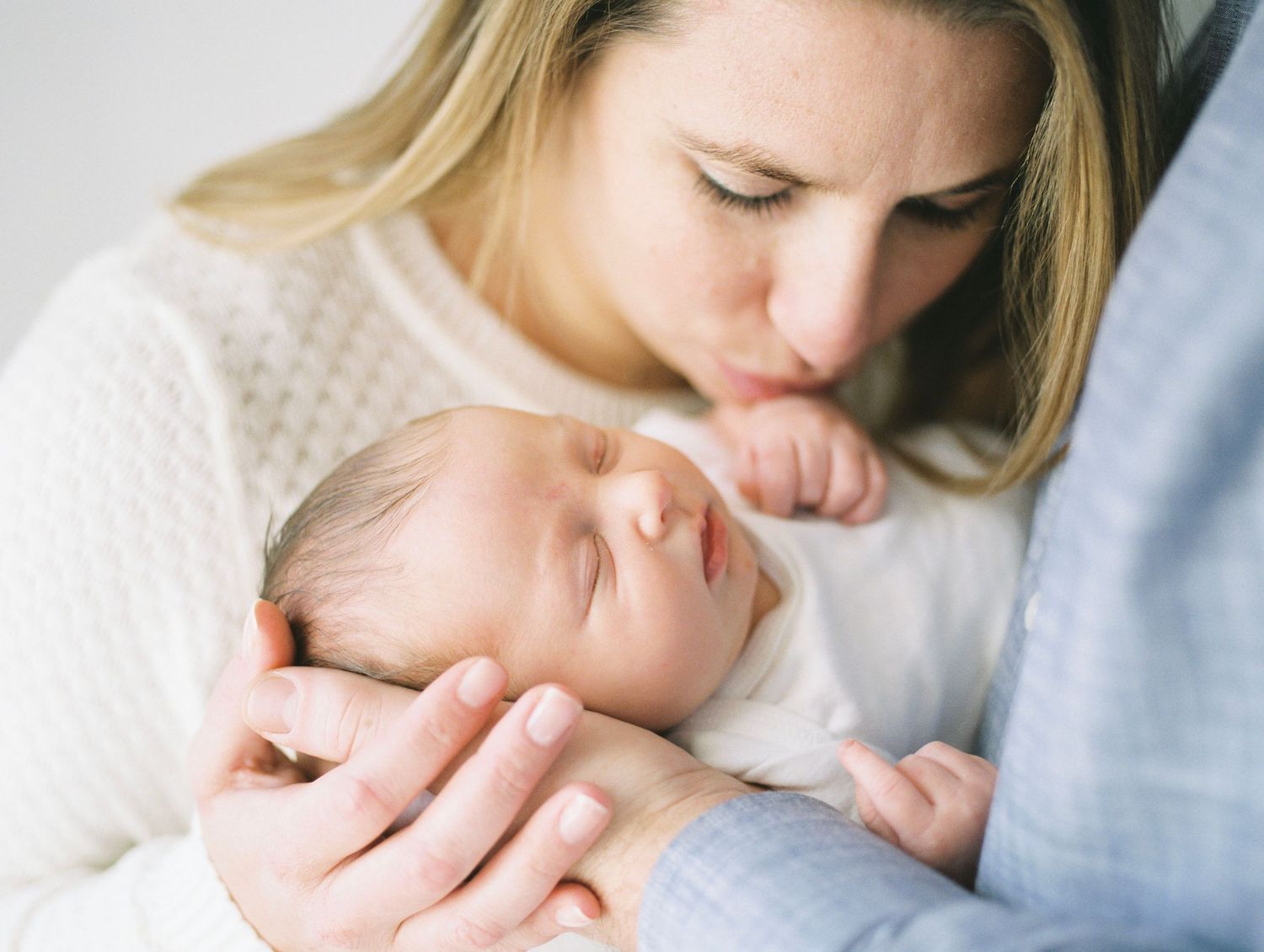 Williamsburg Newborn Lifestyle  Film Photography