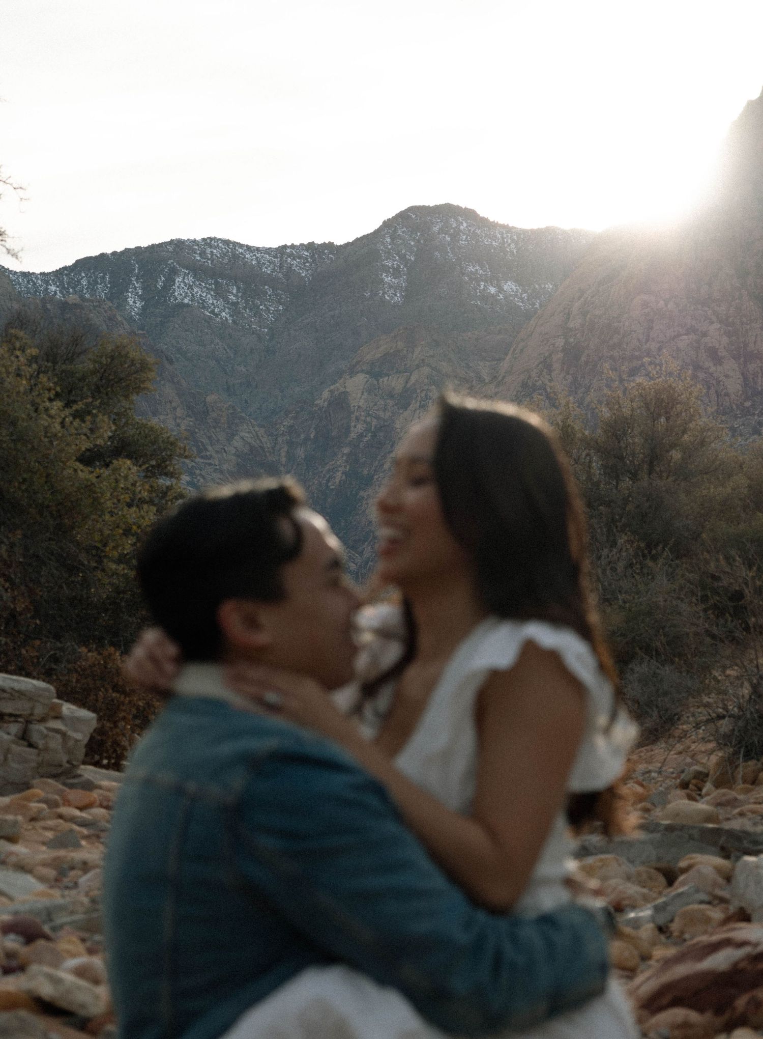 Las Vegas Nevada outdoor couples photoshoot