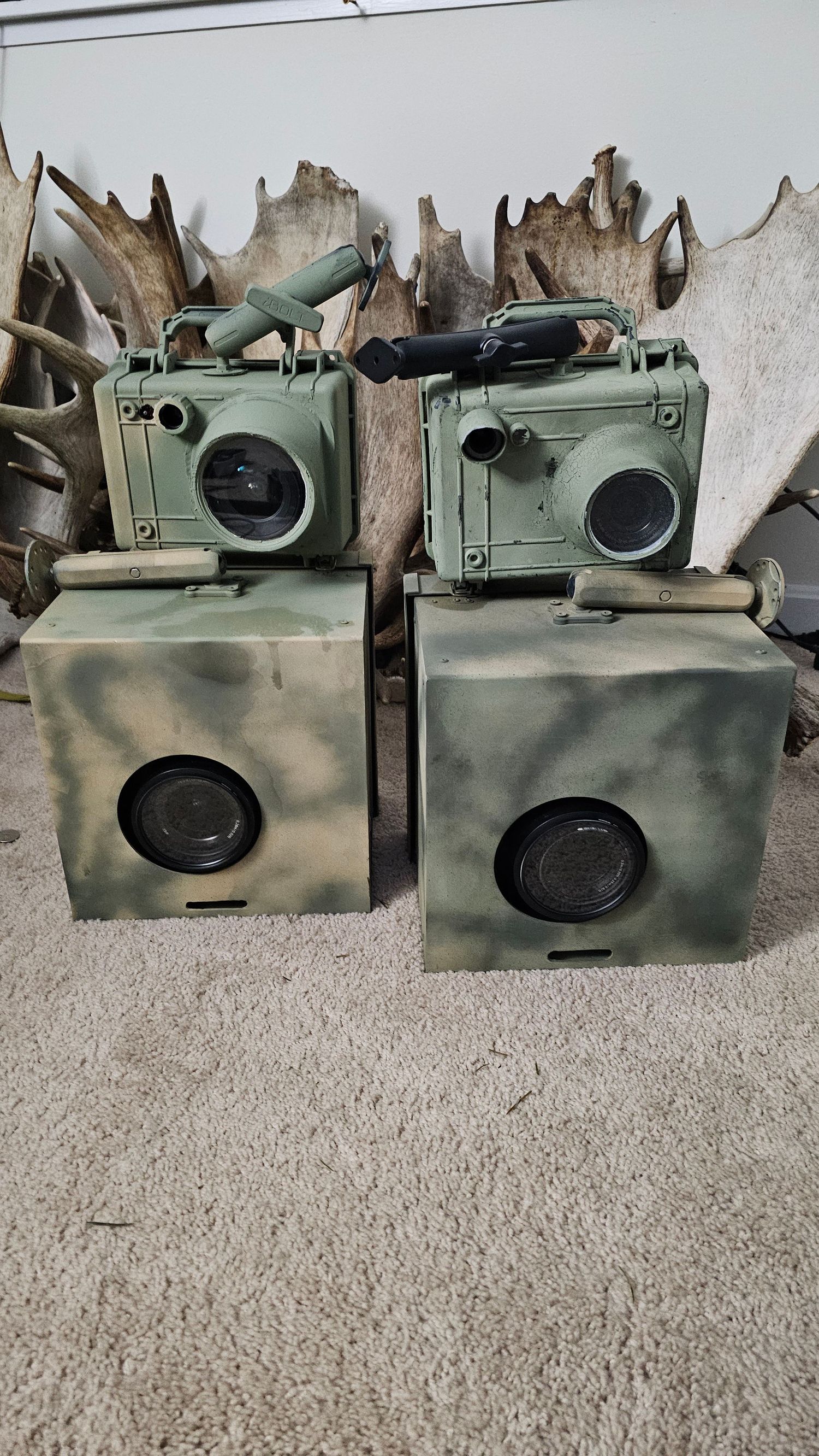 Video camera trap boxes