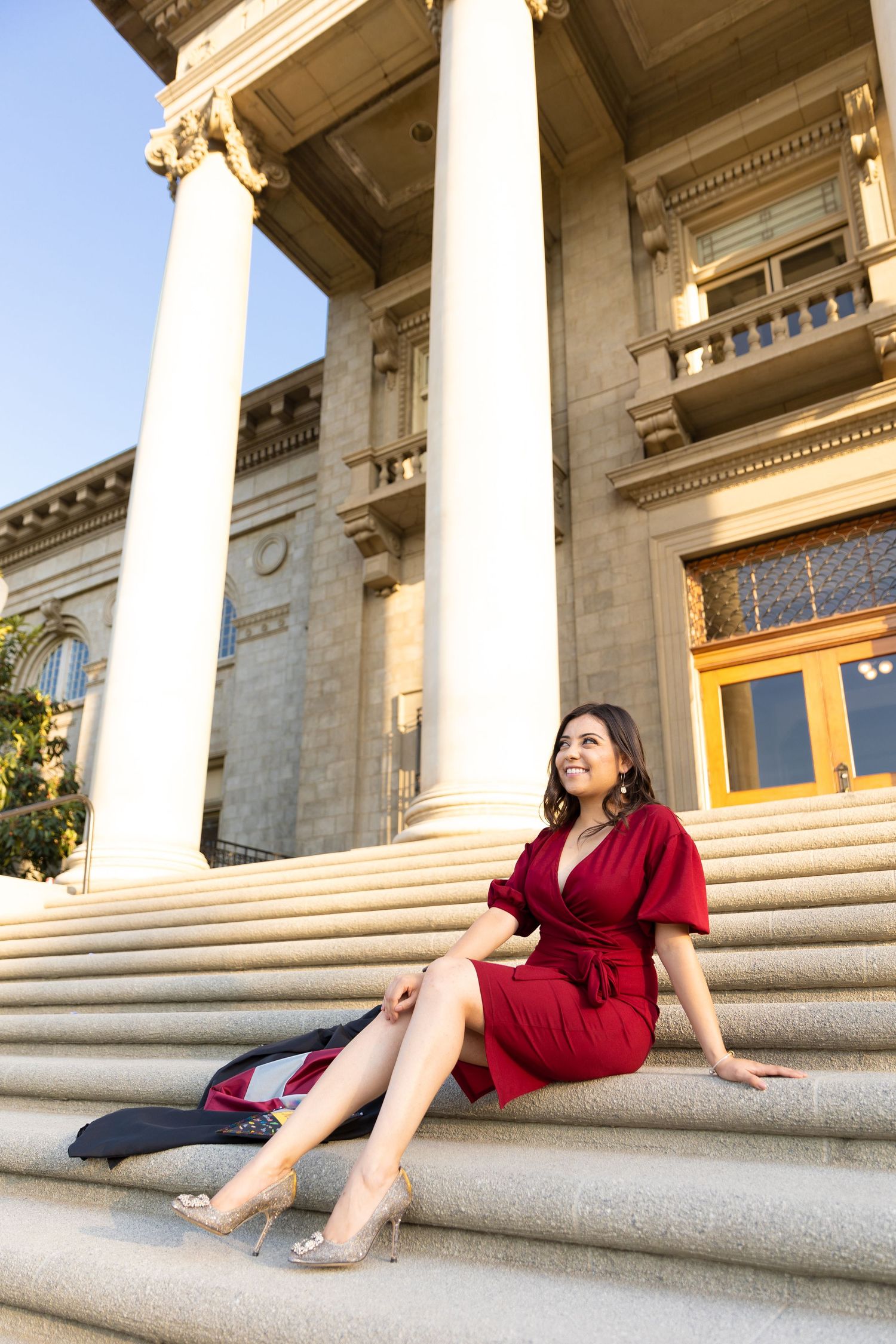 Graduation portrait photo session