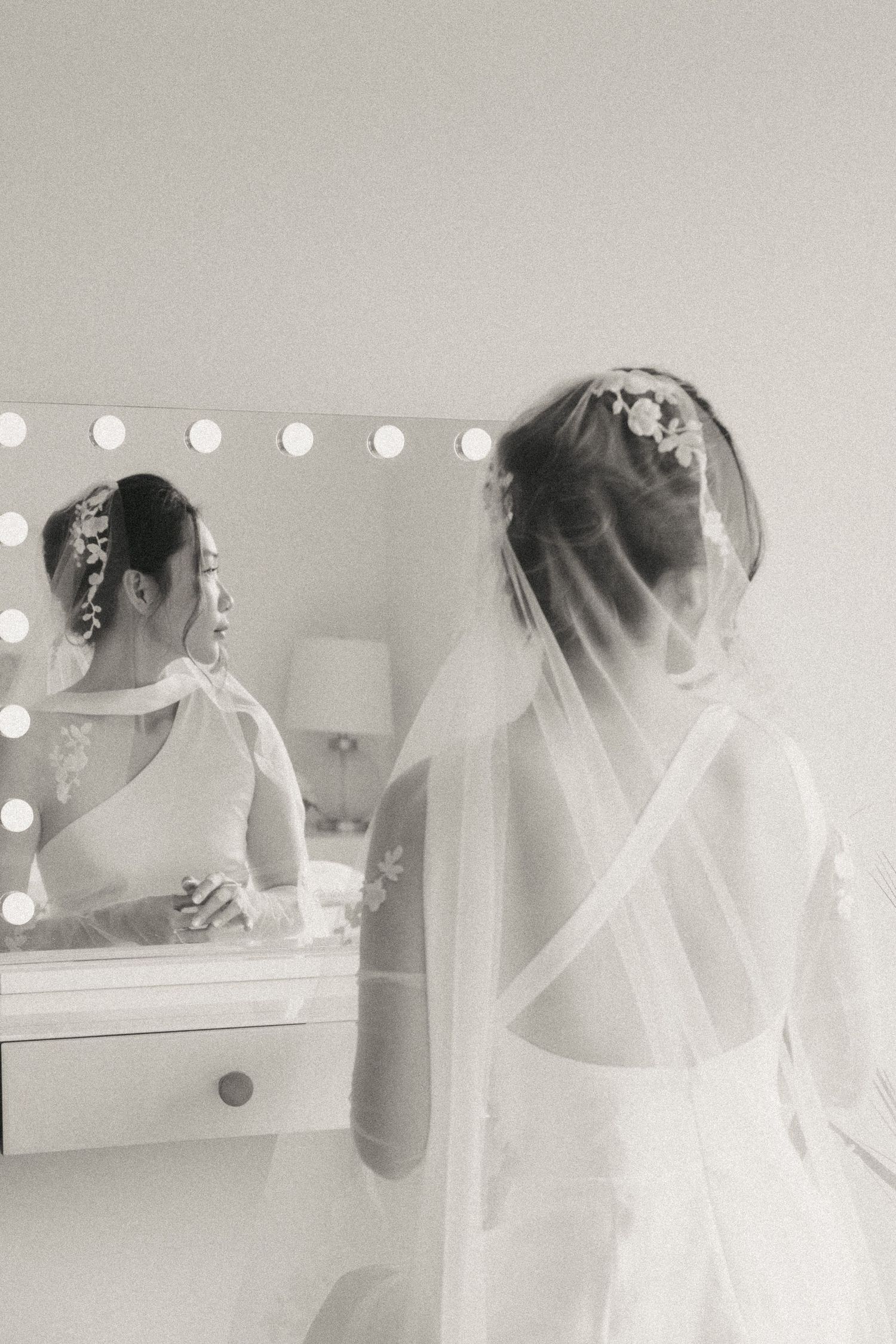 Bride getting ready captured by Newfoundland documentary wedding photographer Kaitlyn Yvette