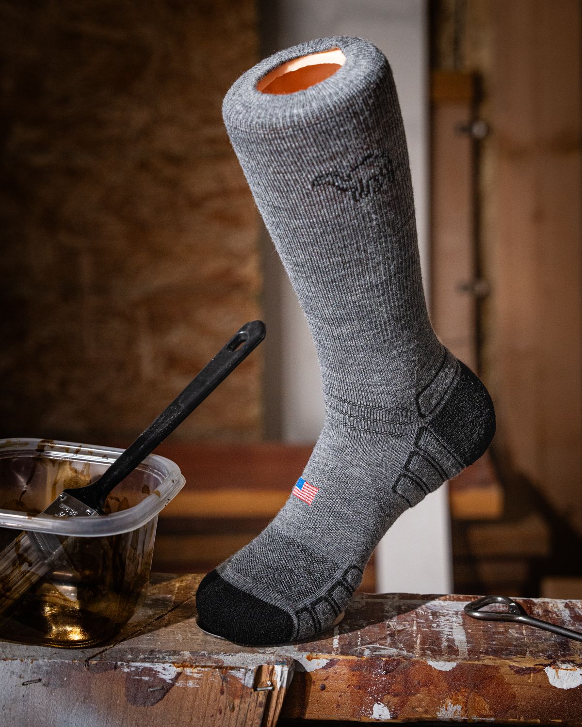 Product photography of socks by Travis Sean Studios