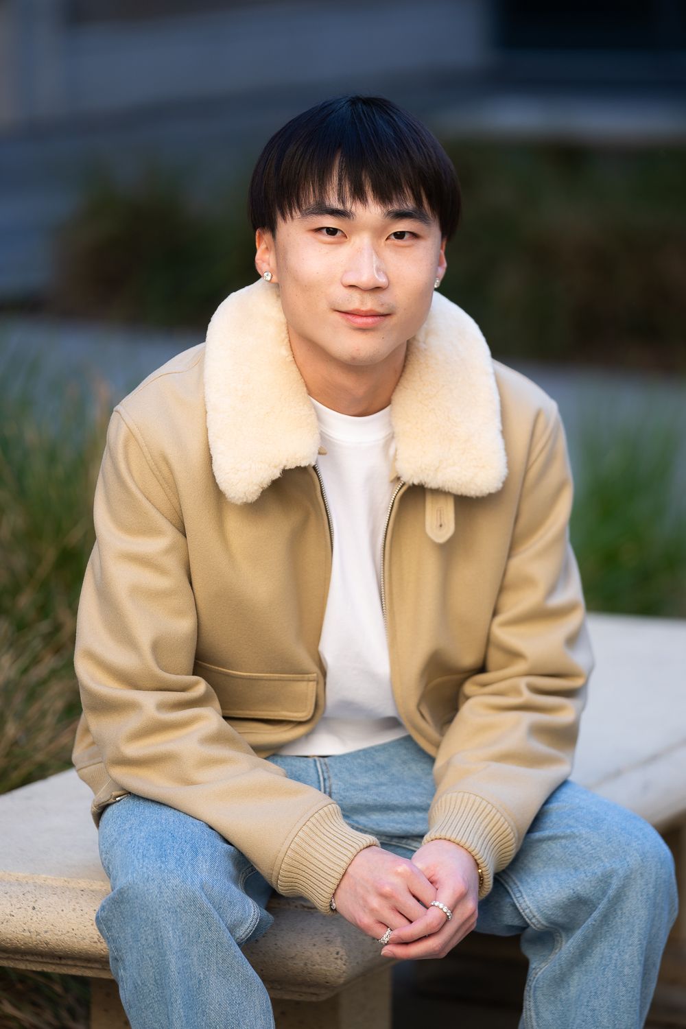 Senior portrait by Travis Sean Studios