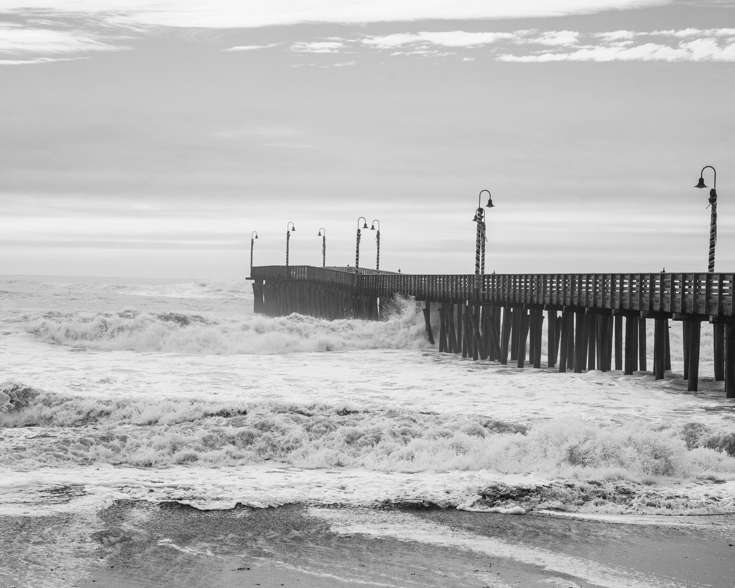 Cayucos Pier landscape photography by Travis Sean Studios