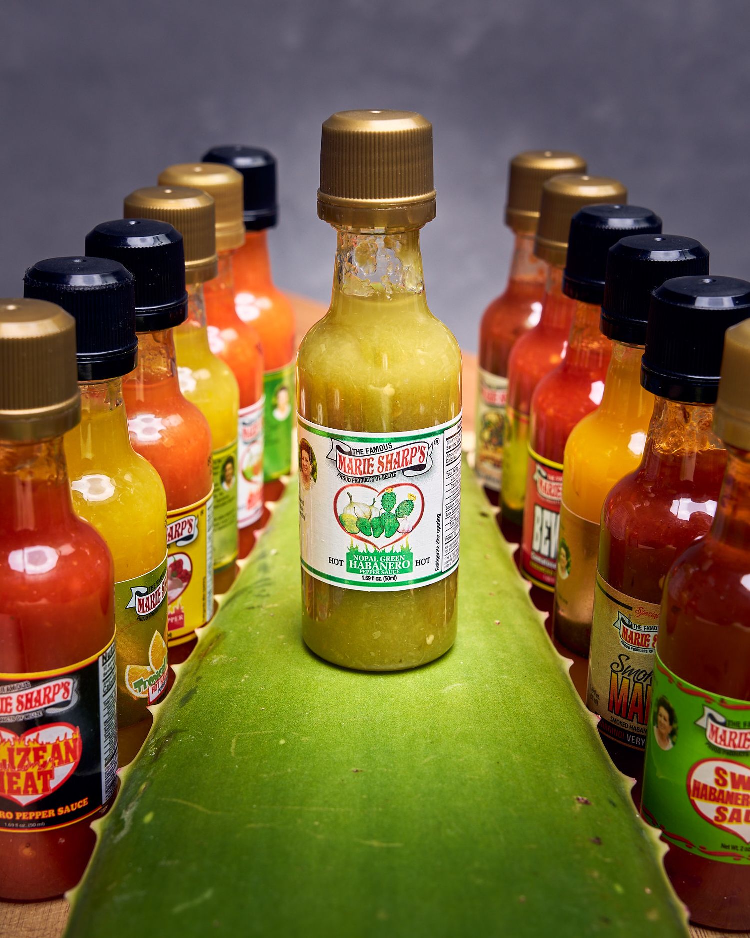 Product photography of hot sauce by Travis Sean Studios