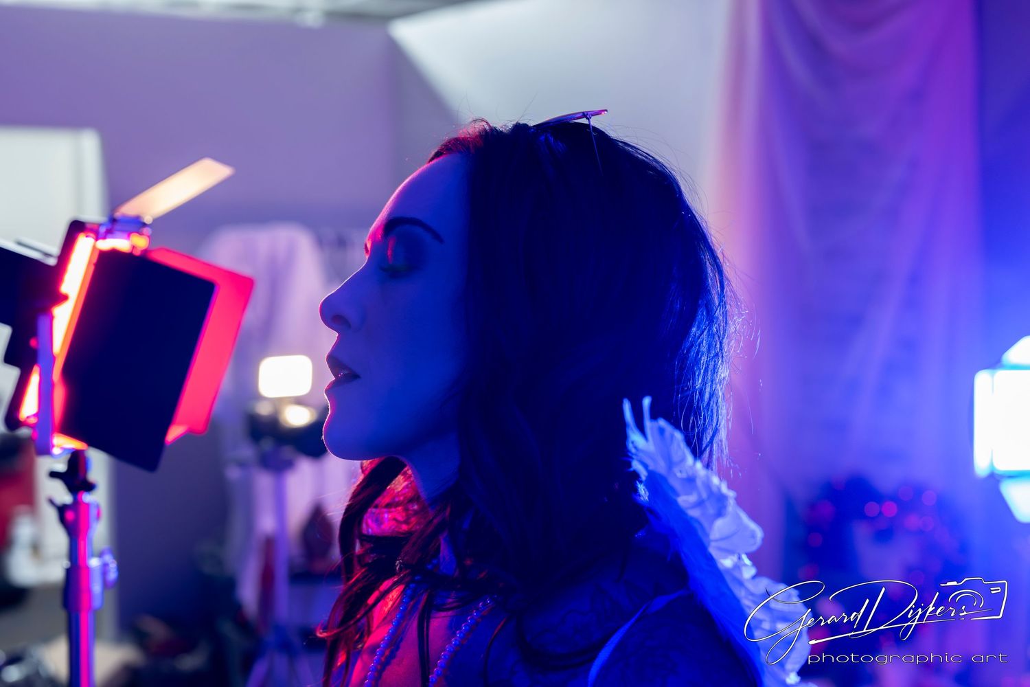A silhouetted crowd enjoys a vibrant nightclub scene illuminated by purple and pink lighting effects.