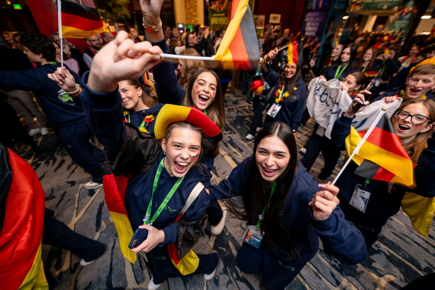 German delegation.