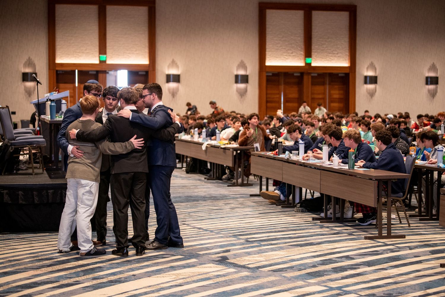 Teen leaders electing their next international board members.