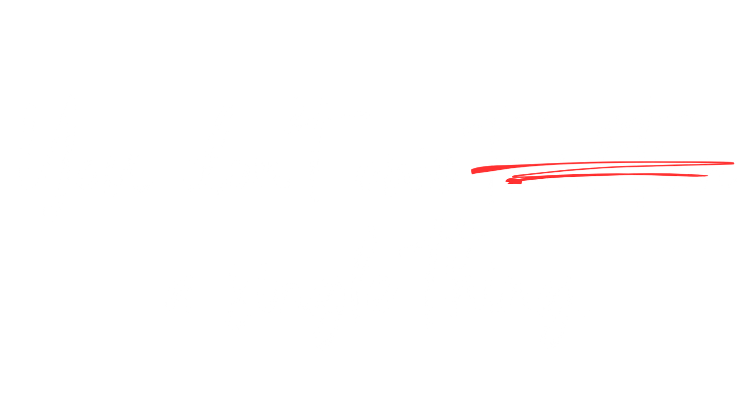 A thin red diagonal line appears against a white background.