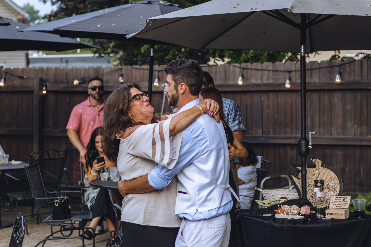 People dancing together at an outdoor salsa event, with the focus on footwork and partner movements.