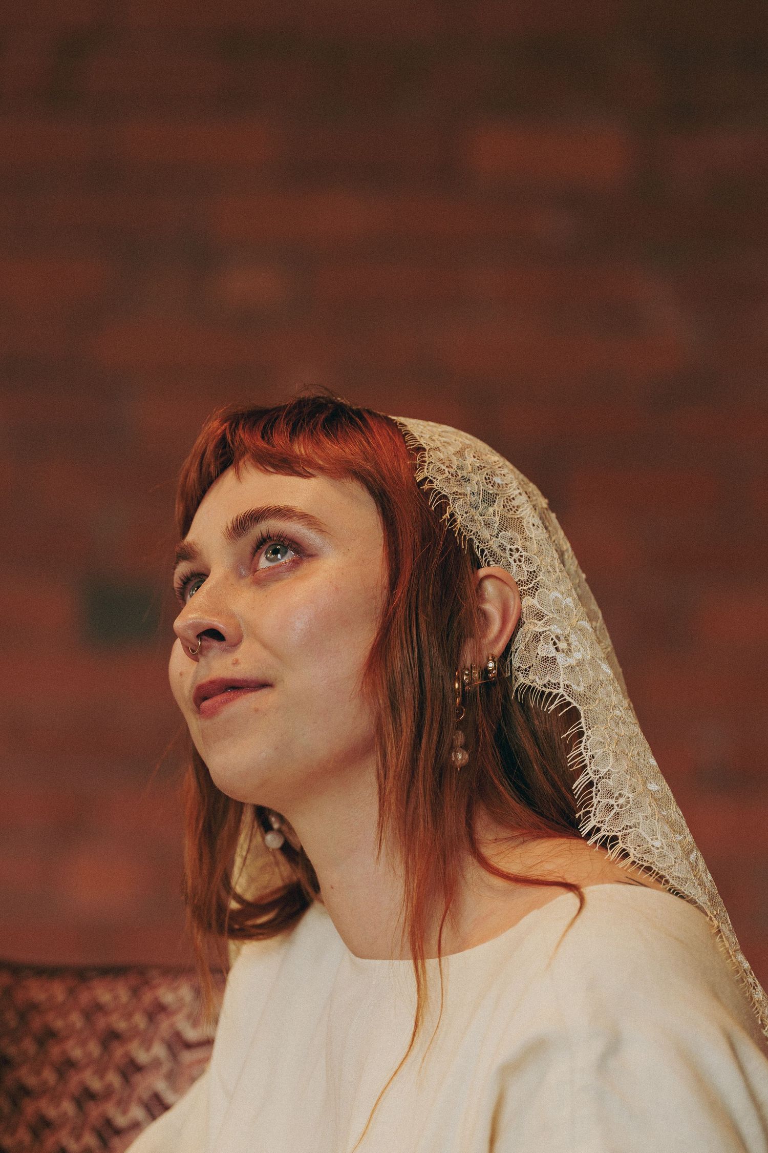 Bride at wedding