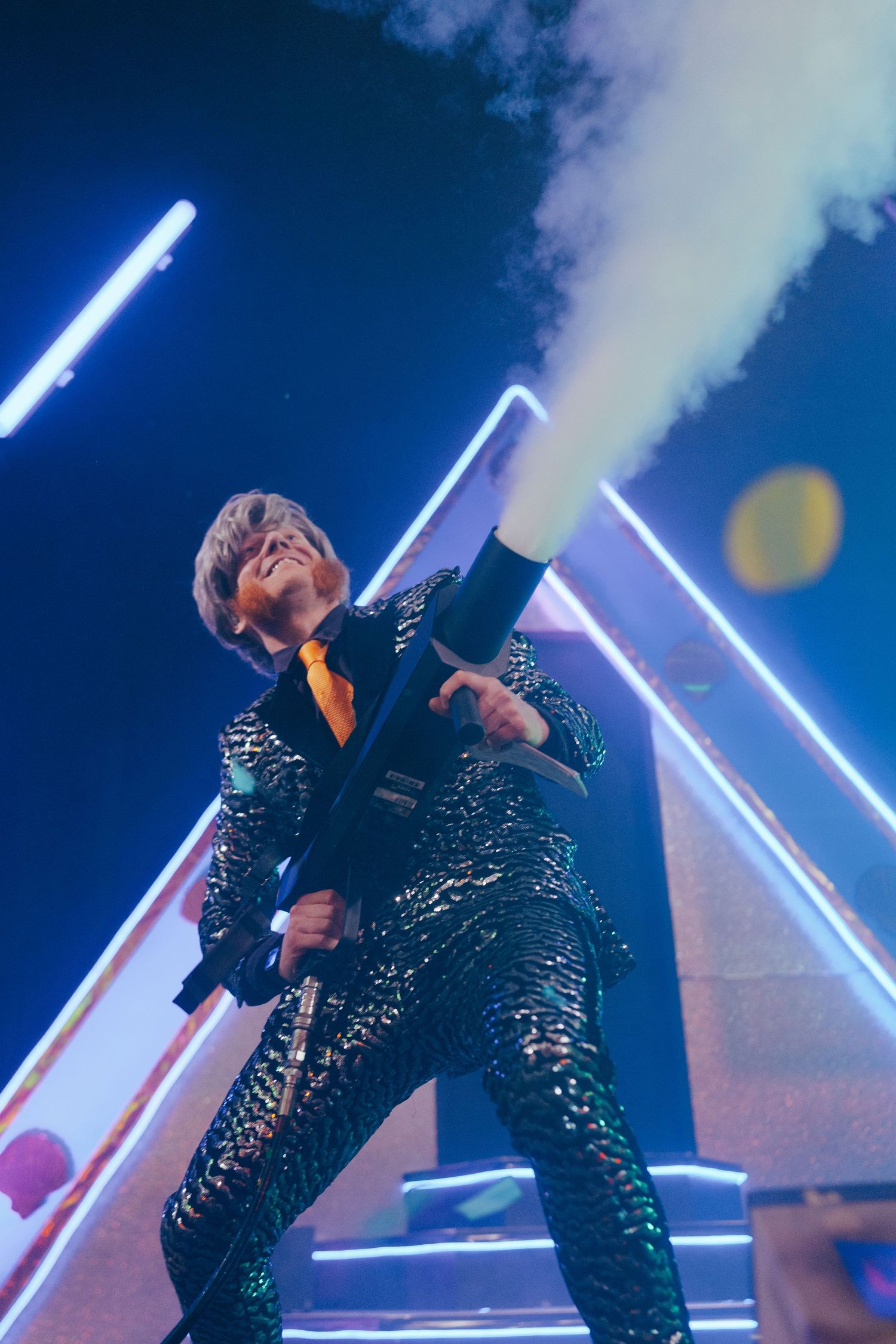 Performer on stage