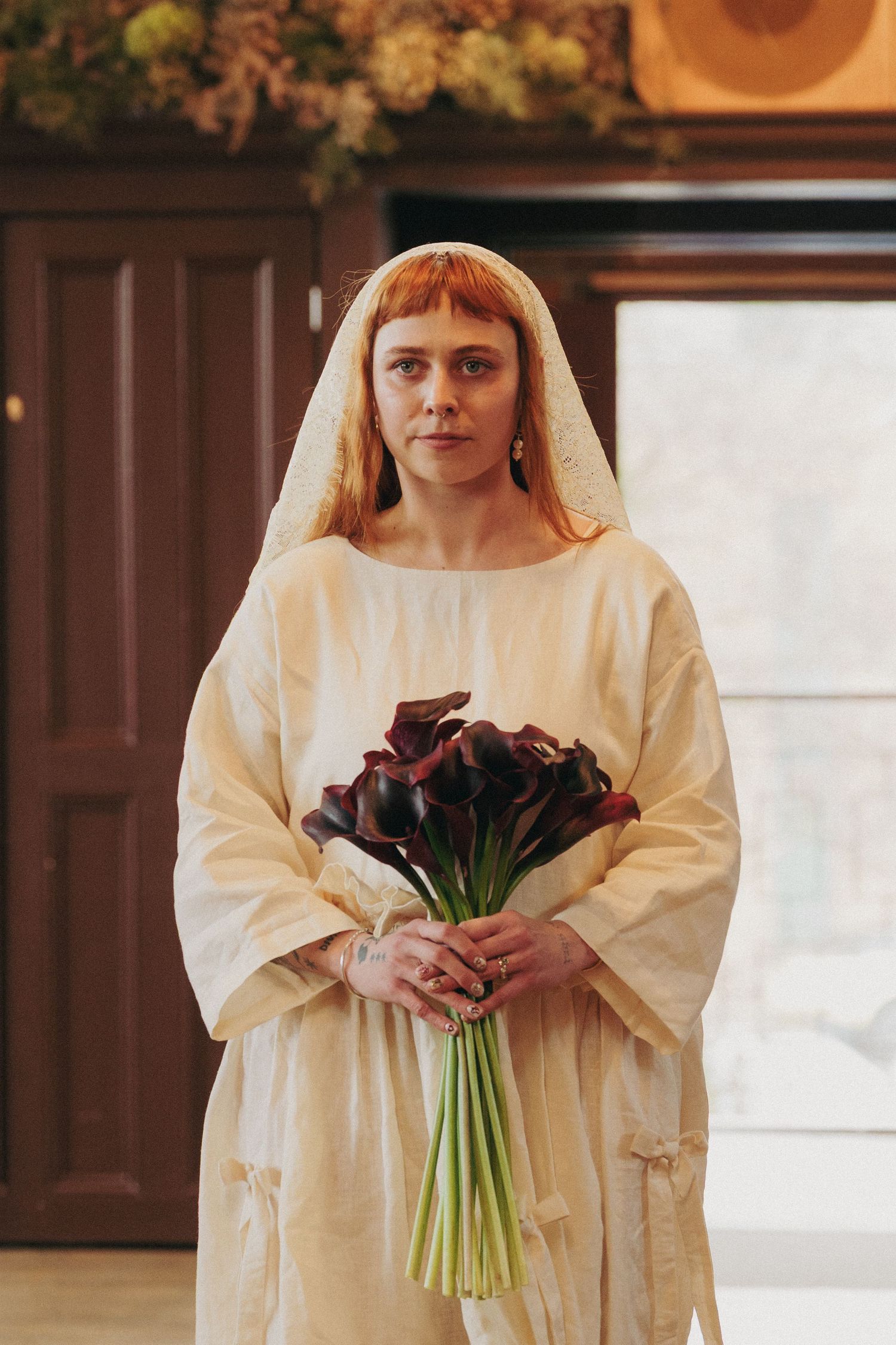 Bride on the aisle