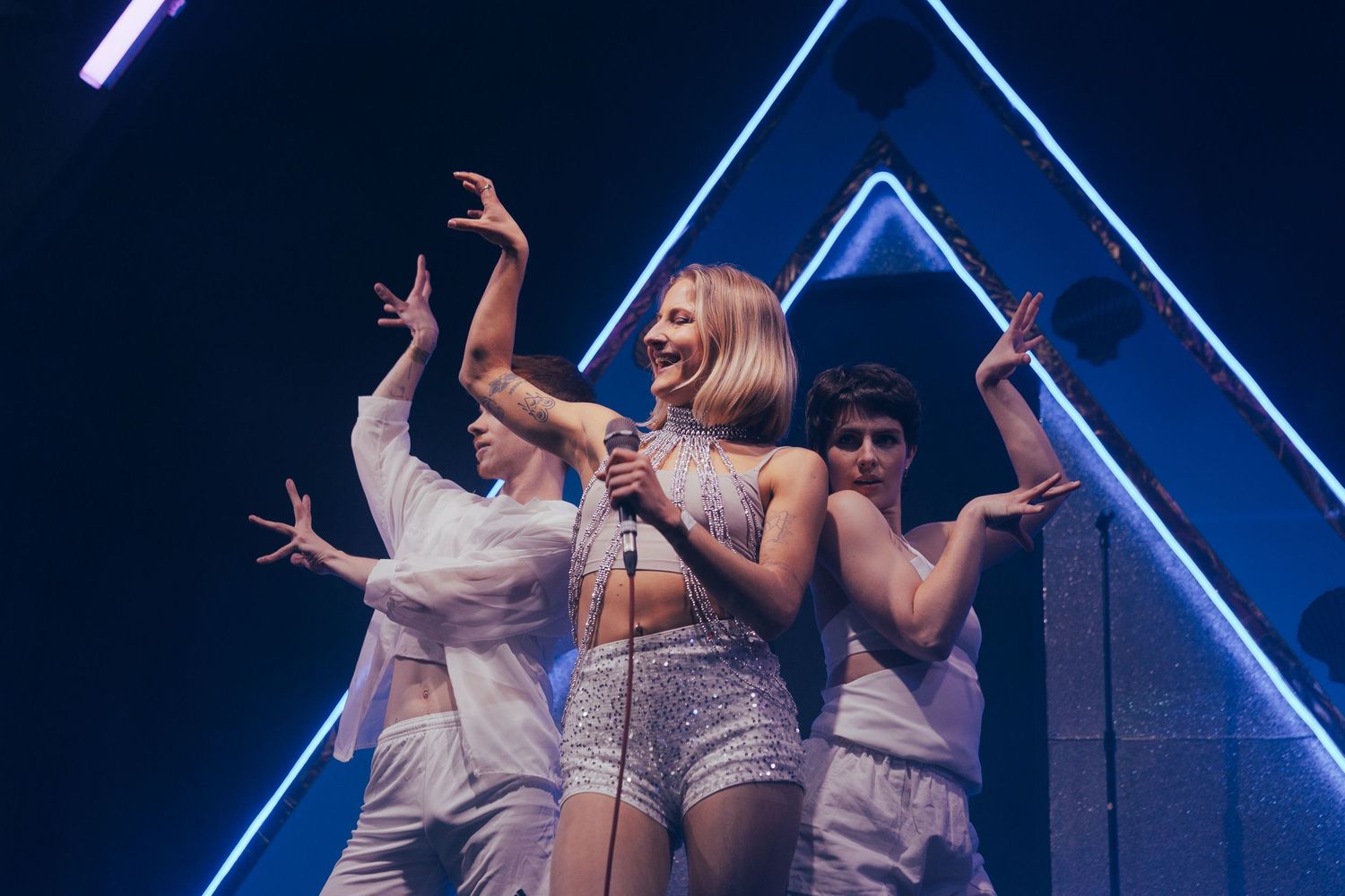 Performer on stage