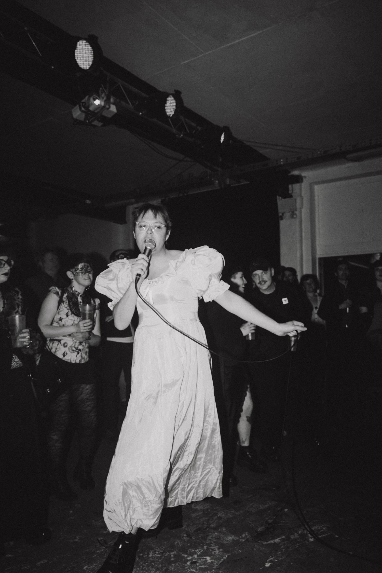 Performer on stage