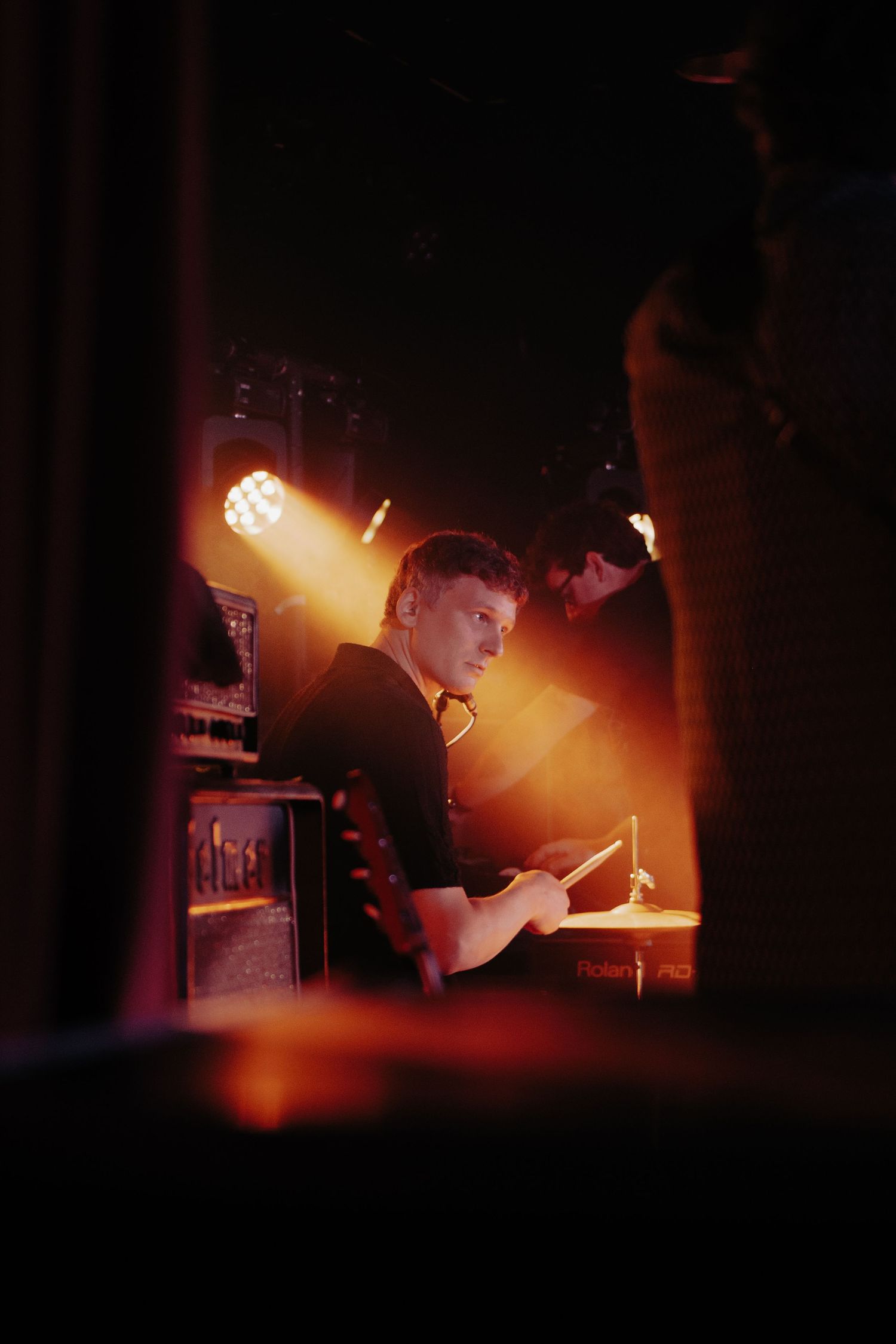 Drummer on stage