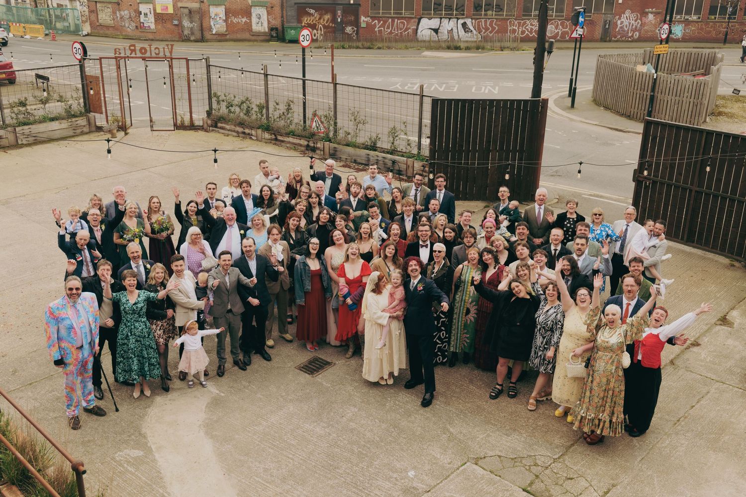 Wedding group shot