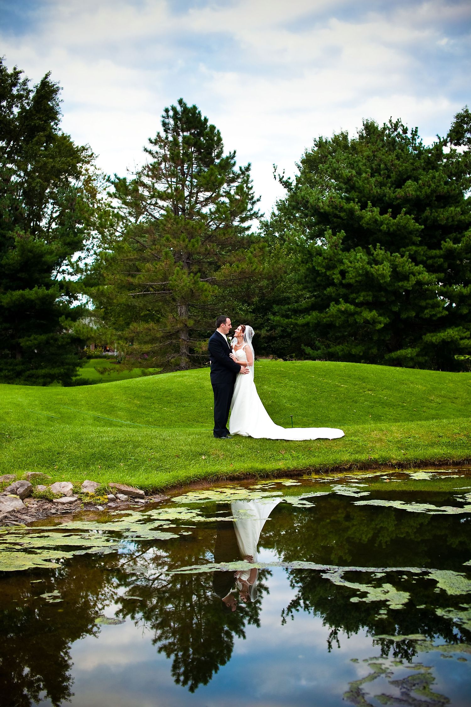 Golf course wedding