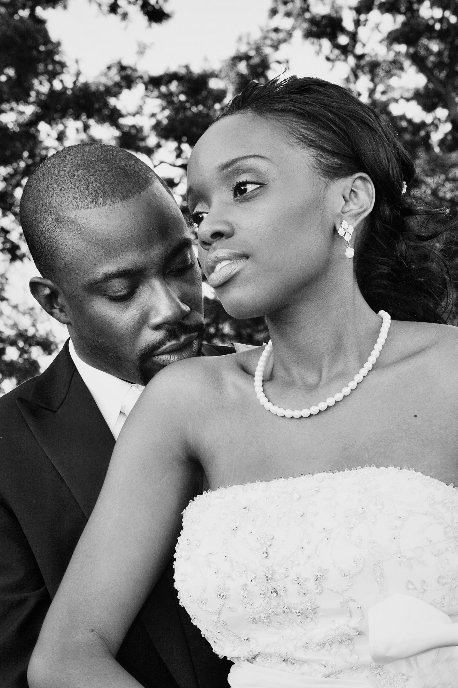 Bryn Athyn wedding photographer candid bride and groom