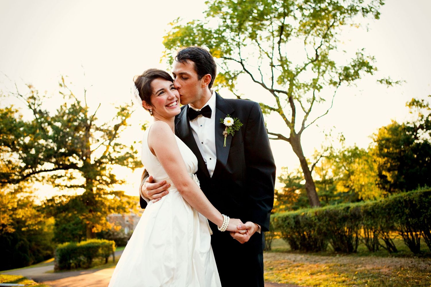 Philadelphia wedding photographer candid bride and groom