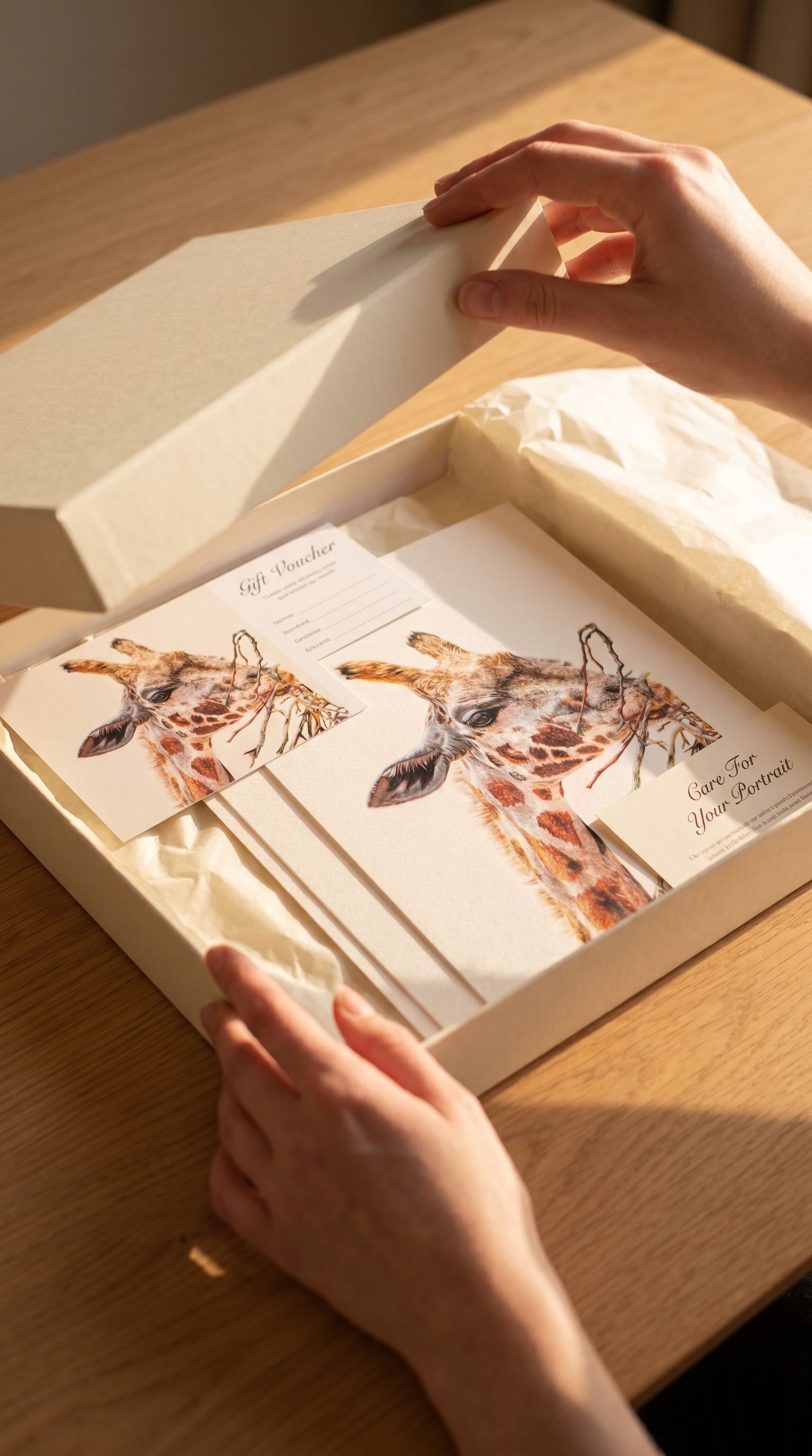 Beautiful custom gift box, made by Jessica James Art, Adelaide, South Australia