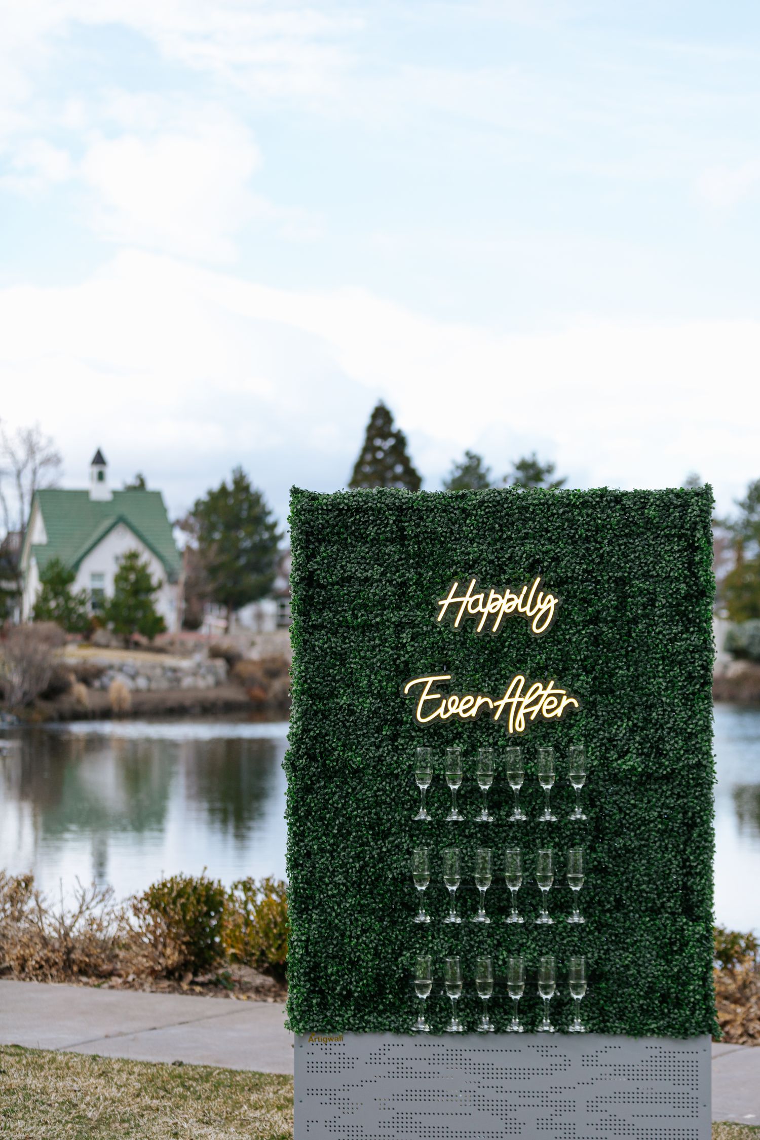 Wedding Happily Ever After Signage in Reno Nevada