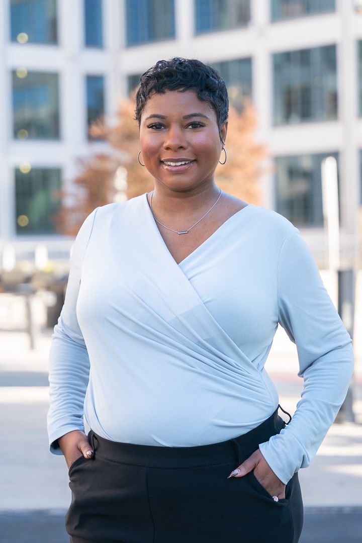 Headshot for an entrepreneur in Winston-Salem, NC.