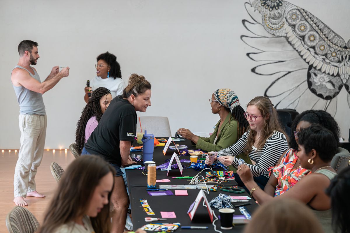 Photograph of class participants at an event in Winston-Salem,NC.