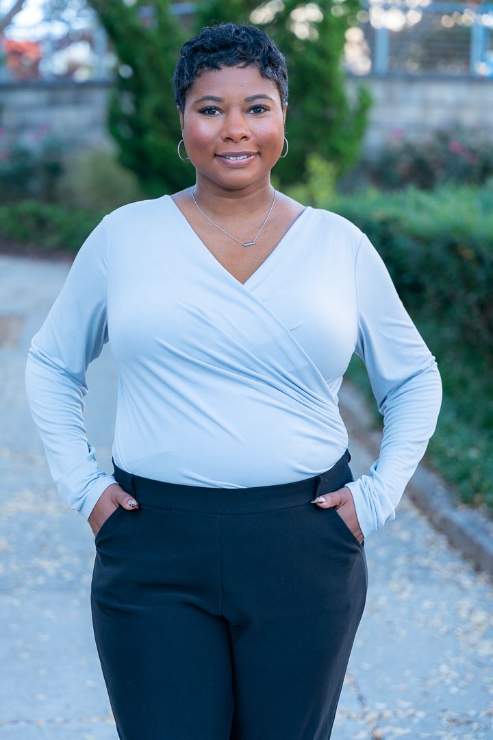 Headshot for an entrepreneur in Winston-Salem, NC.