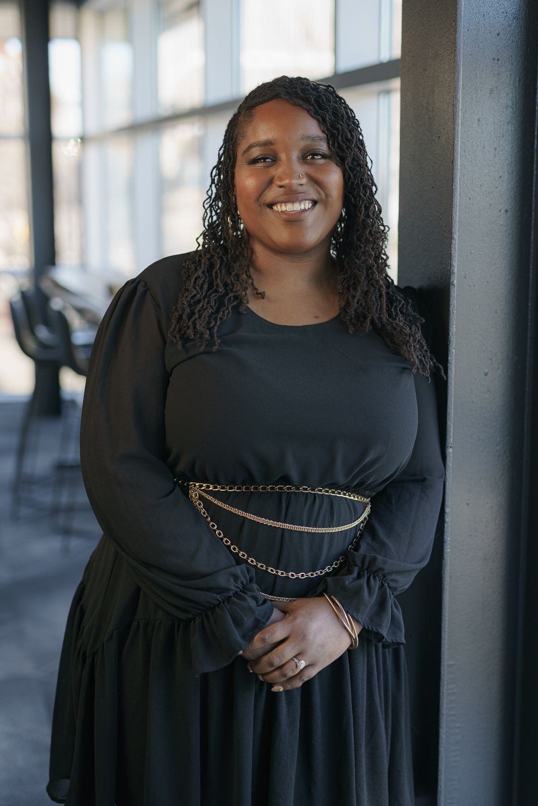Headshot for an entrepreneur in Winston-Salem, NC.