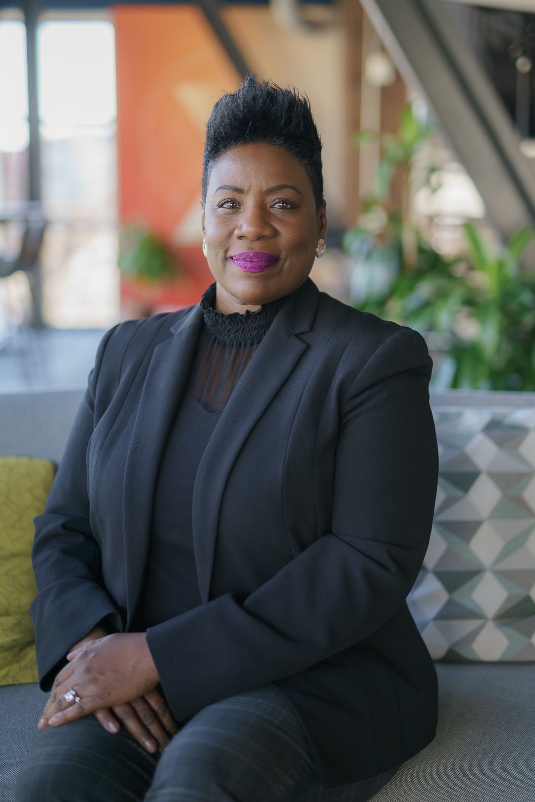 Headshot for an entrepreneur in Winston-Salem, NC.