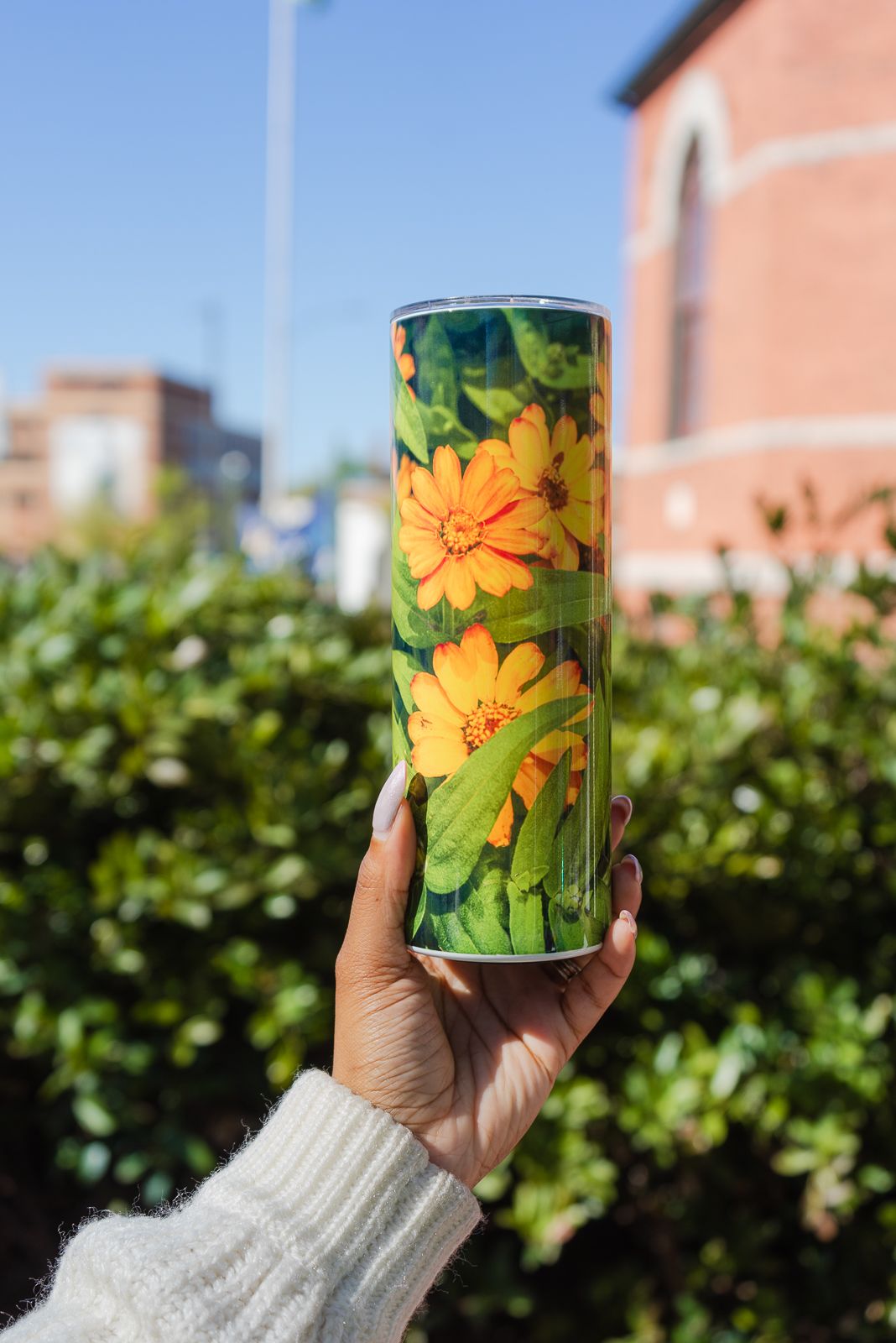 Product Photograph of a custom coffee cup.