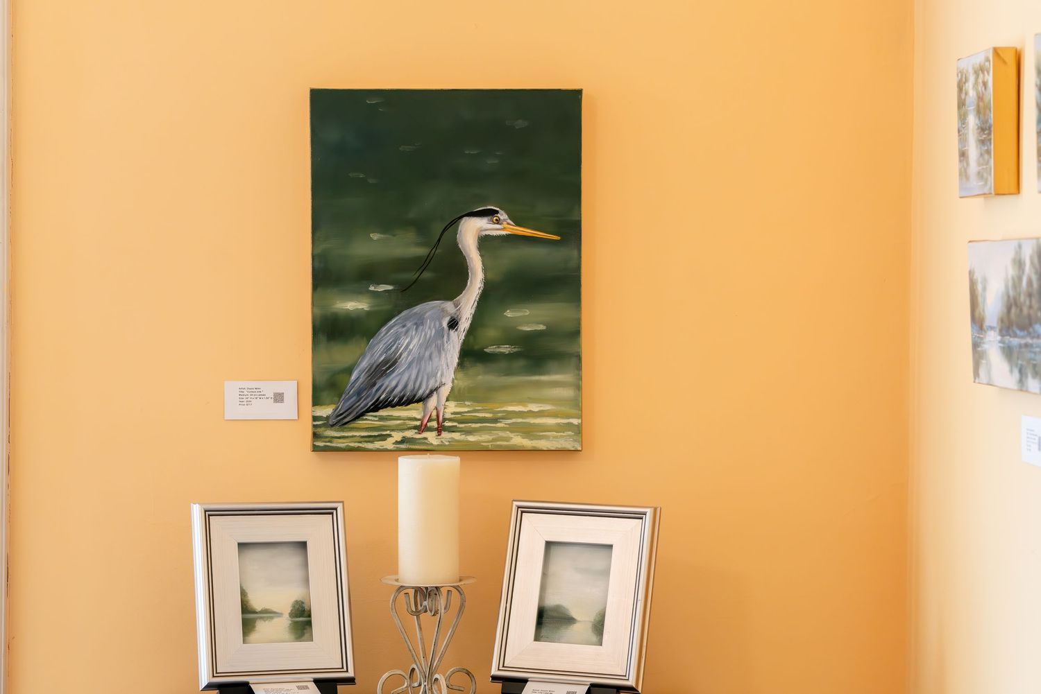 Product photograph of art work.