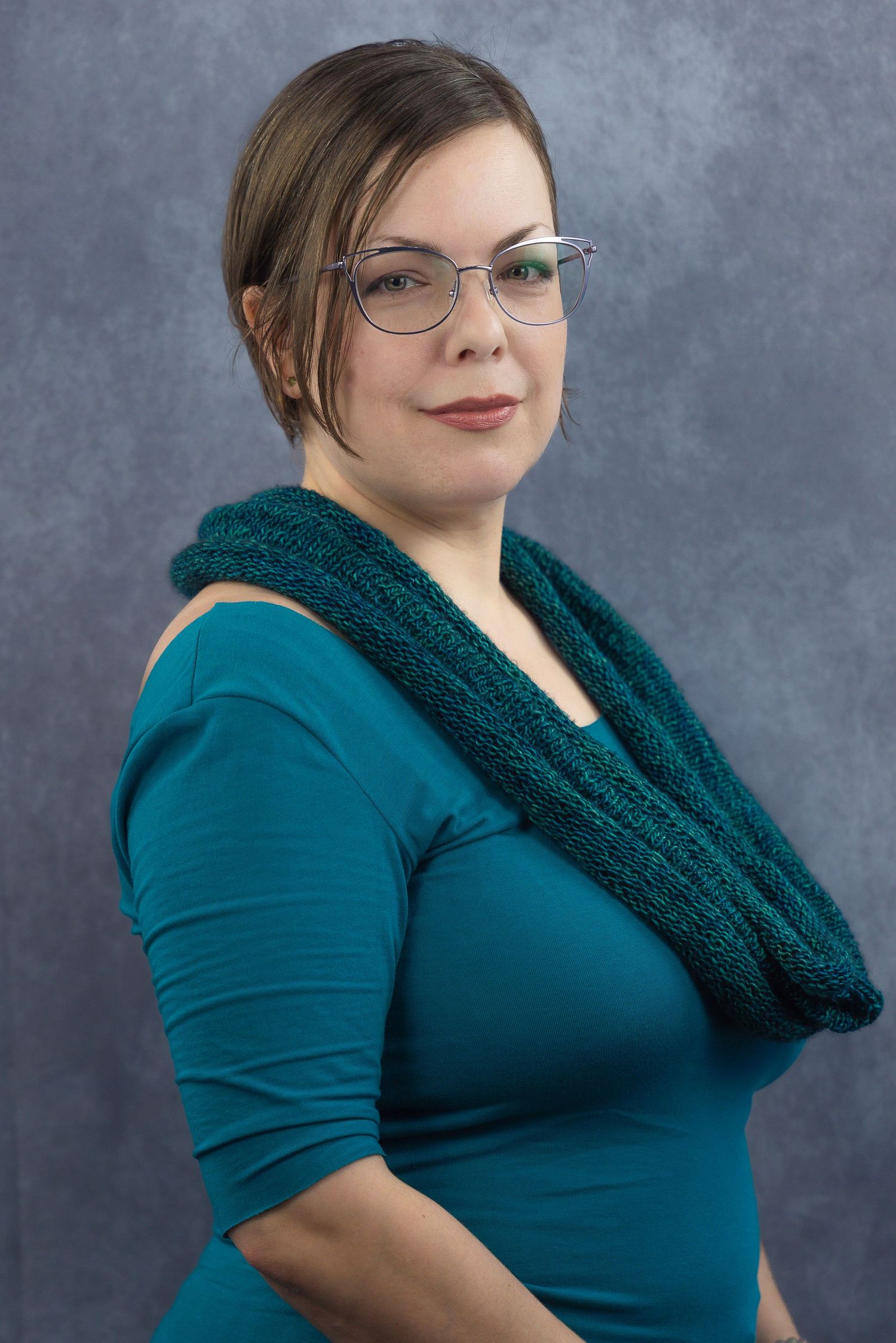 Headshot for an entrepreneur in Winston-Salem, NC.