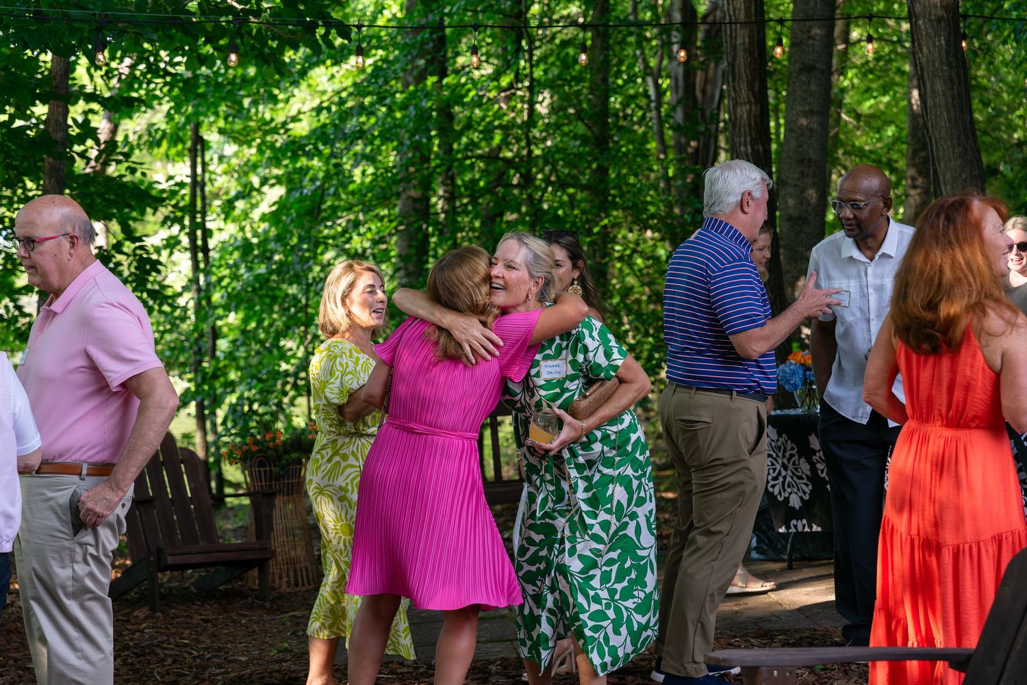 Event Photograph of two women hugging.