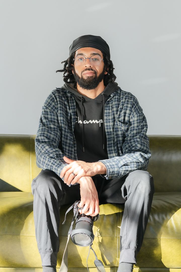 Headshot for an entrepreneur in Winston-Salem, NC.