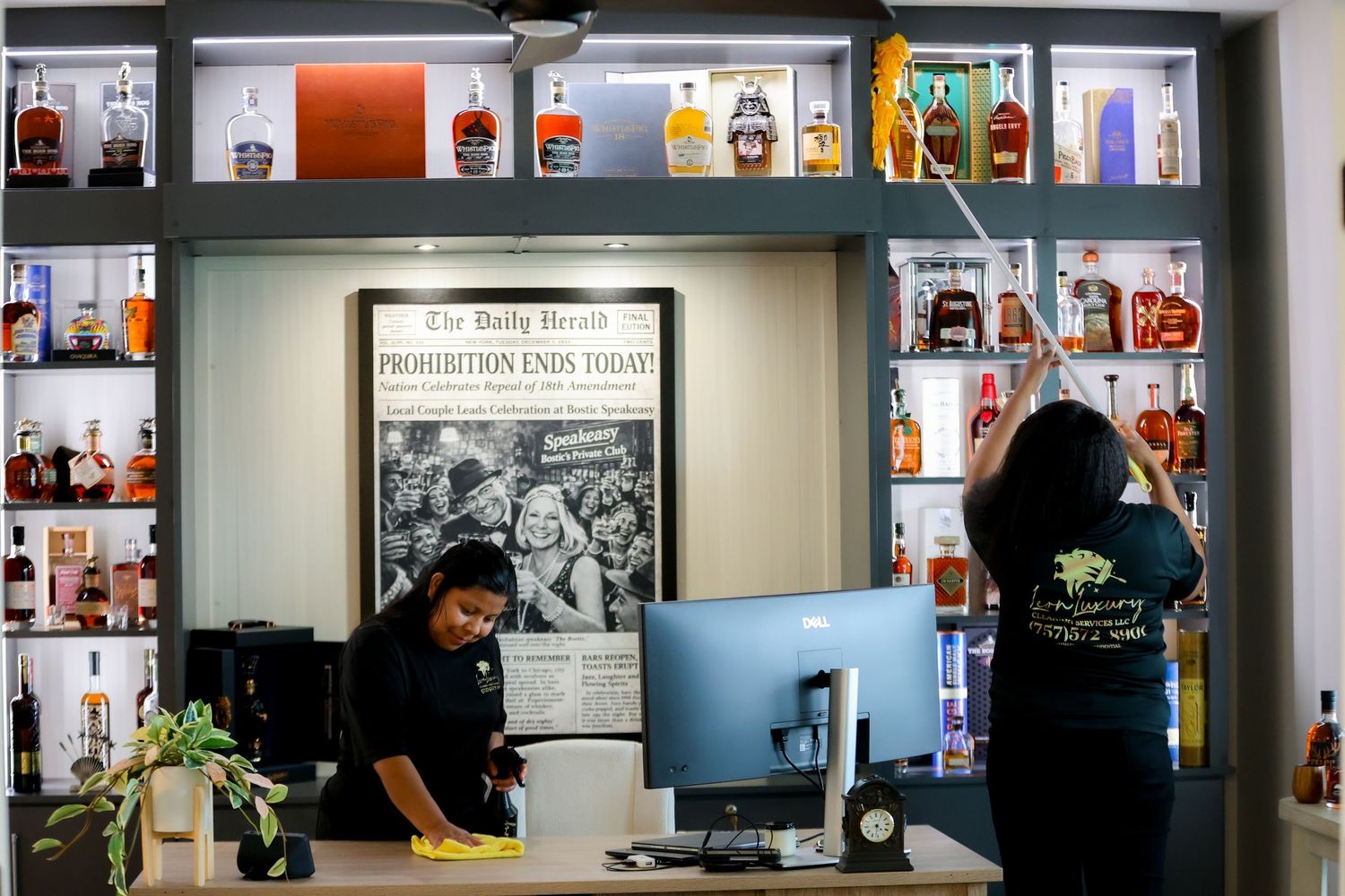 Brand photography inside a local Virginia Beach business