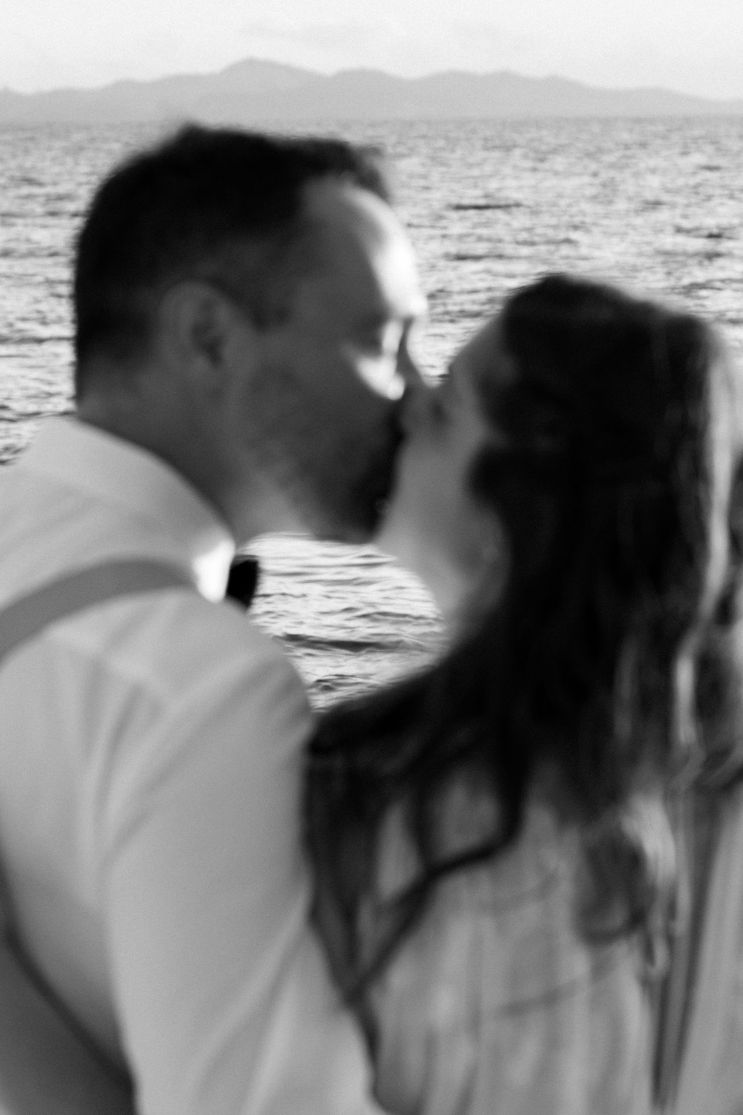 Fiji destination wedding photography capturing a couple celebrating by the ocean